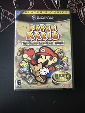 Paper Mario Thousand Year Door Nintendo GameCube Player's Choice Tested Complete