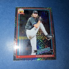 2026 Topps Series 1 Randy Johnson #91C-77 1991 Topps Silver Pack Mojo Refractor