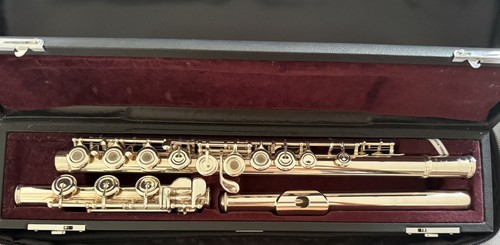 Yamaha YFL-462, Sterling Silver Flute (925), Offset G, B Foot