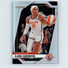 2024 Panini Prizm WNBA Dijonai Carrington #118 Silver Prizm Connecticut Sun