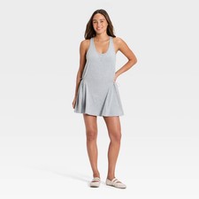 Women's Washed Jersey Active Dress - JoyLab  Heathered Gray L