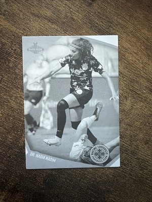 Christine Sinclair/Nadia Nadim 2022 Parkside NWSL BLACK & WHITE WRONG BACK ERROR