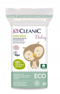 Cleanic Baby ECO Bio-Baumwollpads 60 St