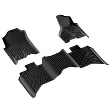 For 2009-2018 Dodge Ram 1500 Crew Cab All Weather Floor Mats Tpe Liner
