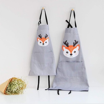 Apron, Cute Animals, With Pocket, Adults And Children s Sizes, Waterproof, Co...