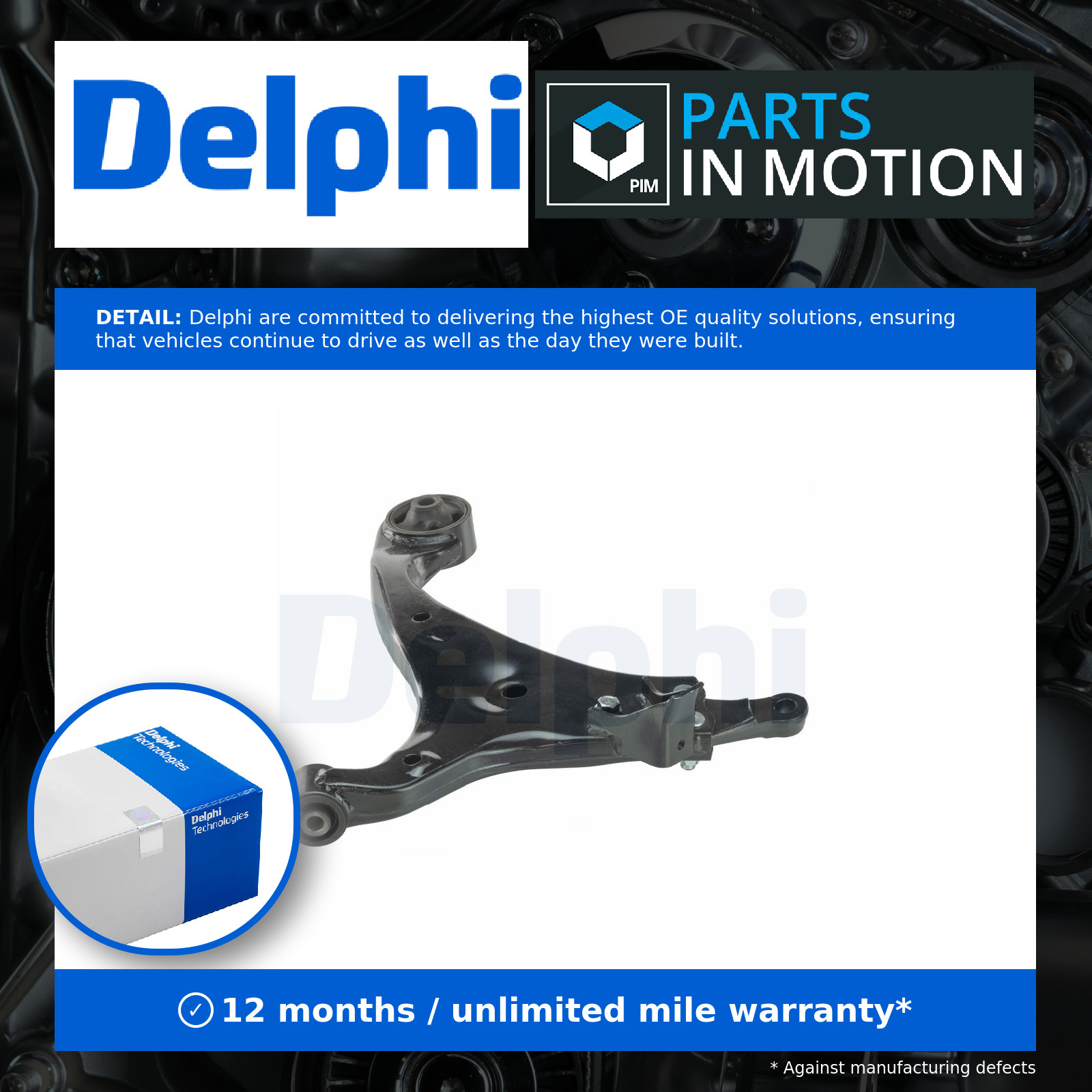 Genuine Delphi Track Control Arm - TC3782 - Image 5