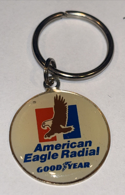 Vintage Goodyear Tire Advertising Keychain
