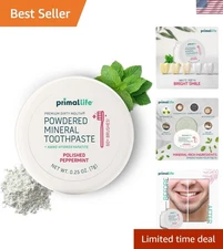 Dirty Mouth Organic Peppermint Toothpowder 0.25oz