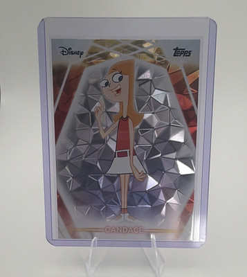 Topps 2023 Disney 100 Candace Flynn Candace Diamante Prismatic Parallel Card