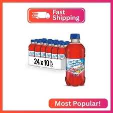 Hawaiian Punch Fruit Juicy Red Fruit Juice Drink, 10 Fl Oz Bottles, 24 Count (4 