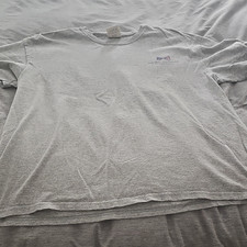 Simply Southern Women's Dog Graphic Print T-Shirt Gray Jersey Cotton Size L