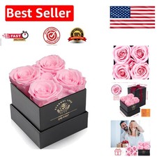Luxury Box of Preserved Roses - Perfect Gift for Special Occasions, Lasts