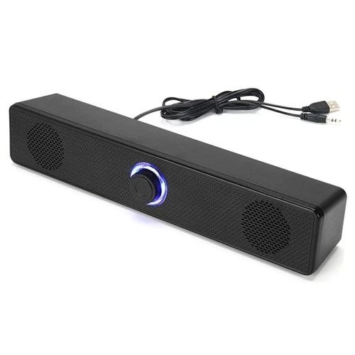 PC Soundbar Bluetooth Speaker USB Powered Soundbar for Pc Laptop Gaming1235