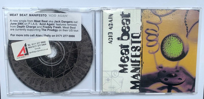 MEAT BEAT MANIFESTO Acid Again (1998) 5 Track Maxi CD Single BREAKBEAT Electro