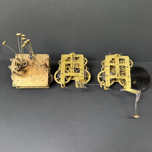 Grandfather Clock Movement Lot Urgos UW32575D Seth Thomas 89L & Unbranded 891M