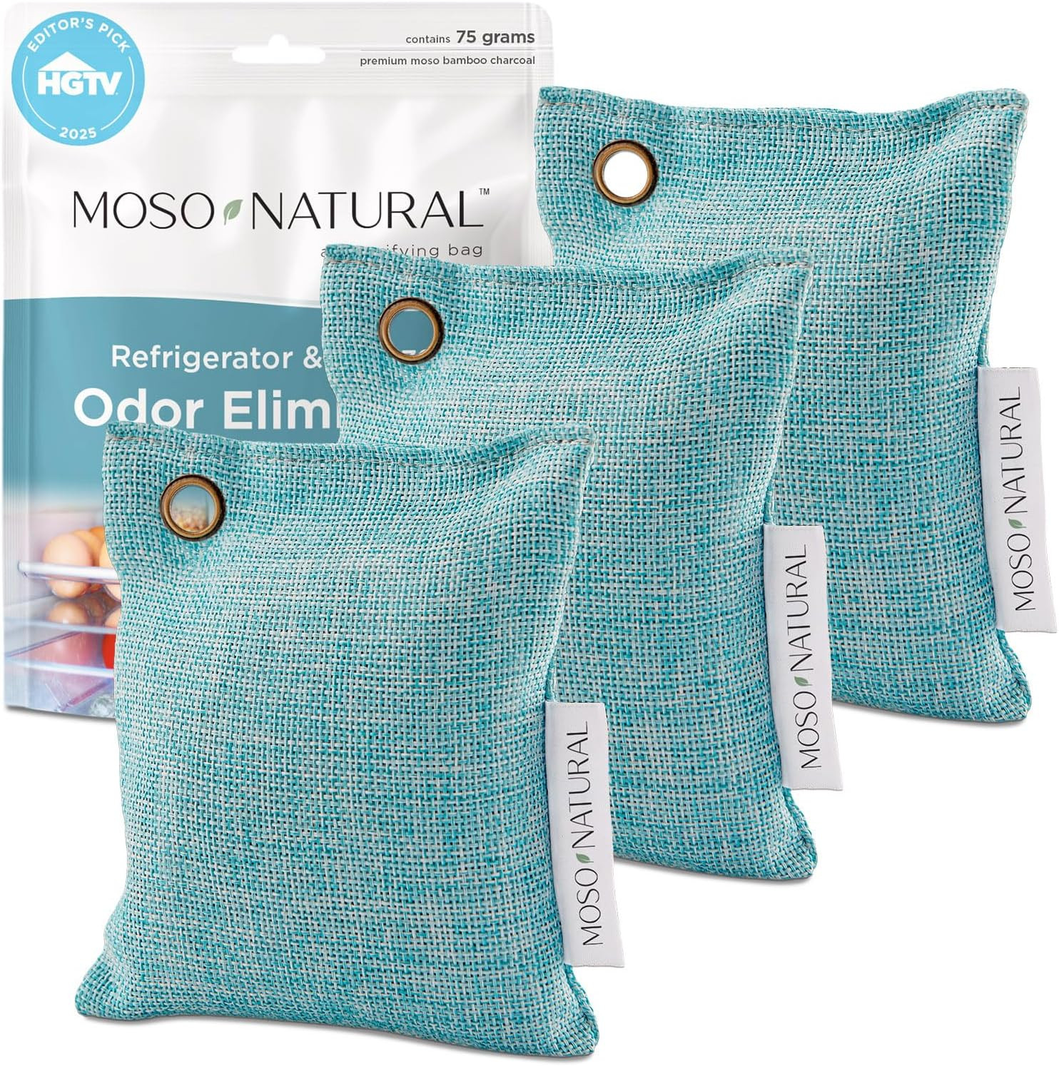  Fridge Odor Eliminator (3 Pack) HGTV Editor’S Pick, Bamboo Charcoal Refrigera - Image 10
