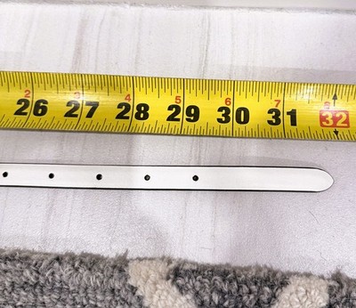 Prada Leather Belt White Gold Studs and Leather Bow Size: XS  display picture 2