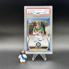 2023 Bowman Chrome Zack Gelof Blue RayWave Auto /150 PSA 10 A’s RC 1st