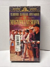 "The Magnificent Seven" 1960  New  Sealed, Western/Action VHS 1997 Release