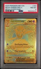 2025 POKEMON MEG EN-MEGA EVOLUTION MEGA HYPER RARE #187 MEGA GARDEVOIR EX PSA 8 on eBay