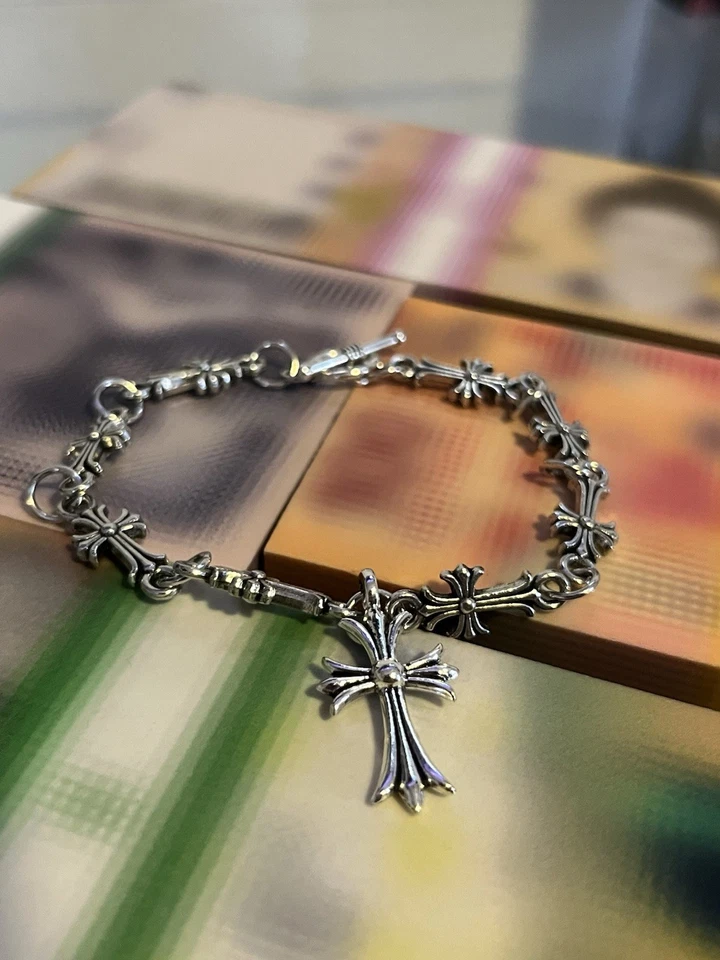 Chrome Hearts Style手链8英寸 — 第 2/4 张图片