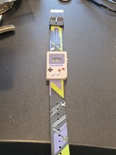 RARE Vintage Nintendo Game Boy Official Watch - Works VGUC C70