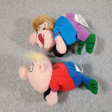 VTG Silly Slammers Beanbag Plush Lot of 2 Bowler Toys 48 Pin Head 47 Split