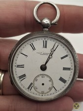 Antike Chester 1888 Sterling Silber Thomas Bennett Fusee Taschenuhr