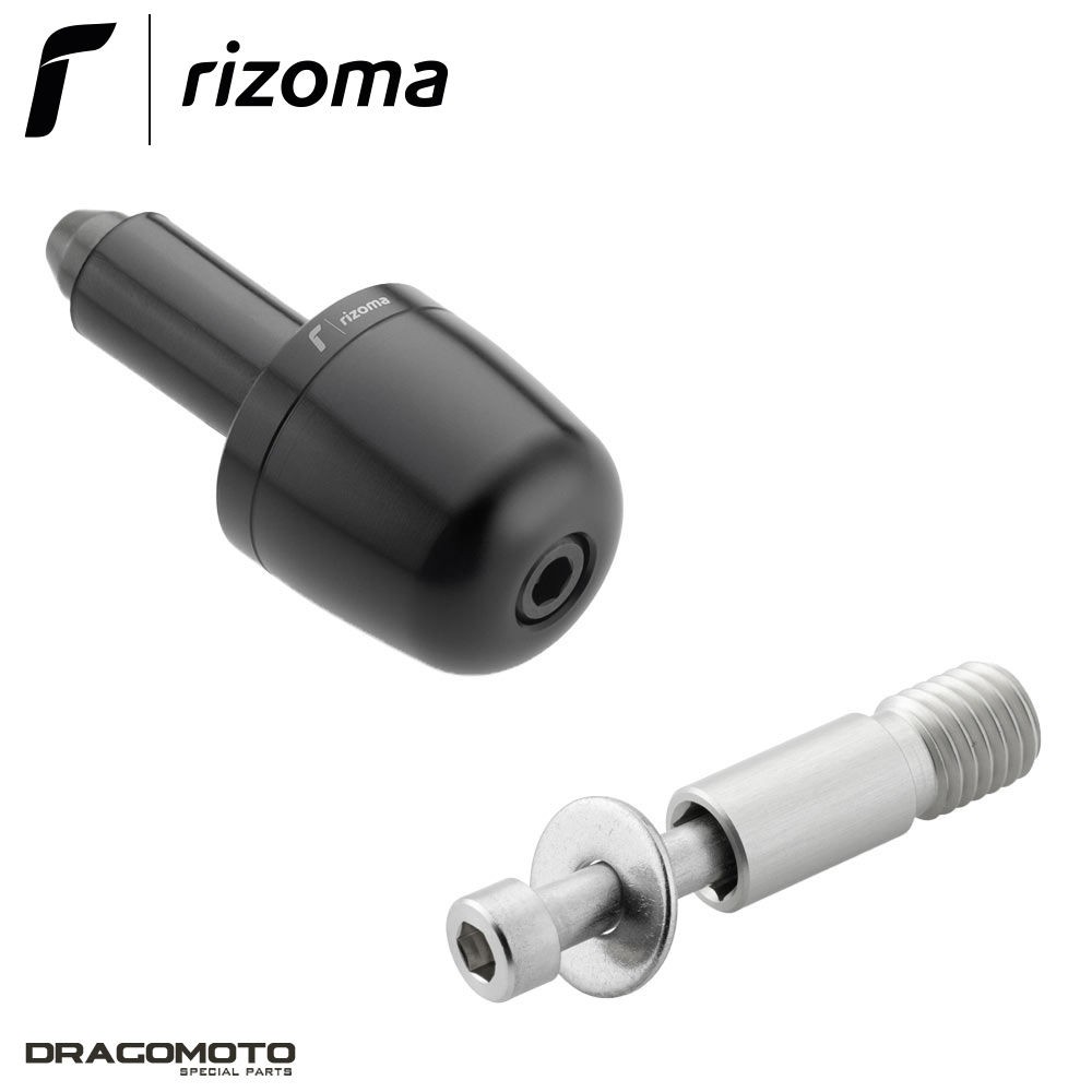 Embout guidon moto BMW S 1000 R 2014 2015 2016 Rizoma MA303B LP321B noir