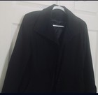 Women Black Coat Size M — photo 2