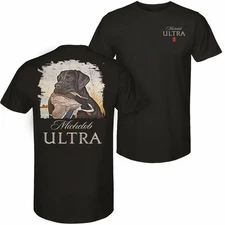 [Graphic Tee]Michelob Ultra – Mallard and Dog T-Shirt – 2-Sided Design – Versati