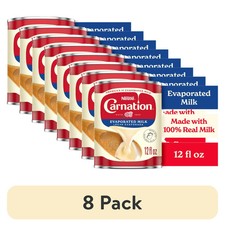 8 Pack Evaporated Milk 12 oz Cans