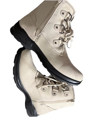 Easy Dry by Easy Street Women'sWinter Snow Boots Size 10WW Cream Black