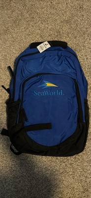 NWT  SeaWorld 2019 Blue/ Black  Backpack Amusement Park Collectible with Tag