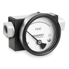 ASHCROFT 351130FD25SXCYLM15PSID Pressure Gauge,0 to 15 psi 5LB59