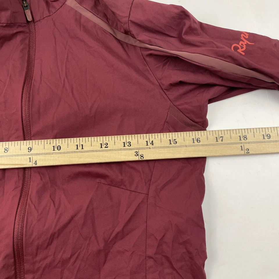 Chaqueta Rapha Classic Wind II para mujer XS ciclismo cremallera completa ligera granate Foto 3 de 4