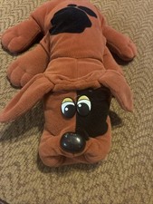 Vintage 1985 Tonka Pound Puppies Plush Toy Rust Brown Dog with Floppy Ears 18"