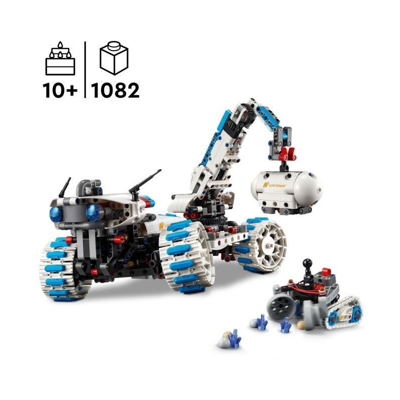 LEGO Technic 42211 Véhicule Lunaire Rover de Construction Espace