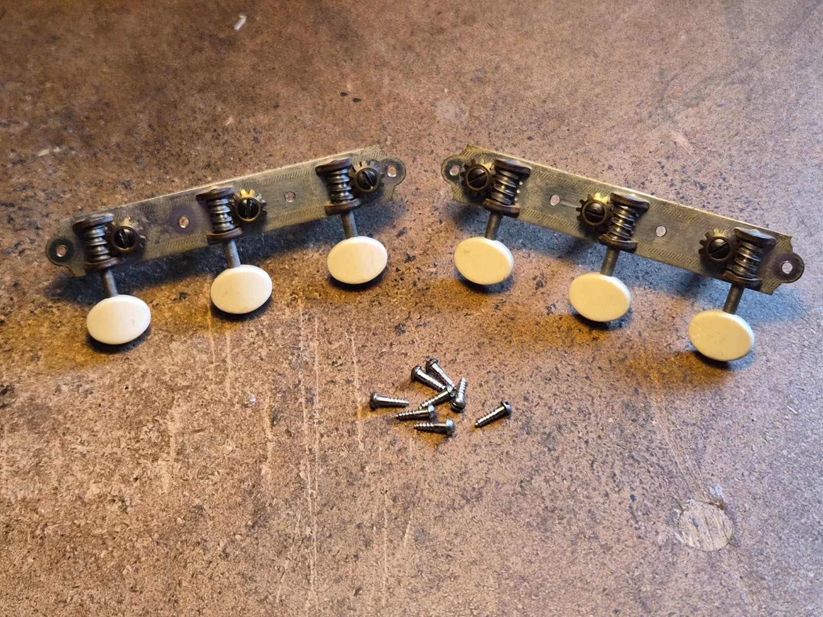 Vintage 1950s 1960s Waverly 3x3 Tuners 1958 1959 1961 Silvertone Kay Harmony