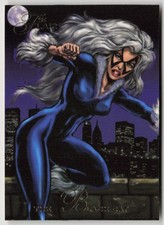 Fleer Marvel Flair 1994 Black Cat #37 Trading Card Spider-Man Non-Sport