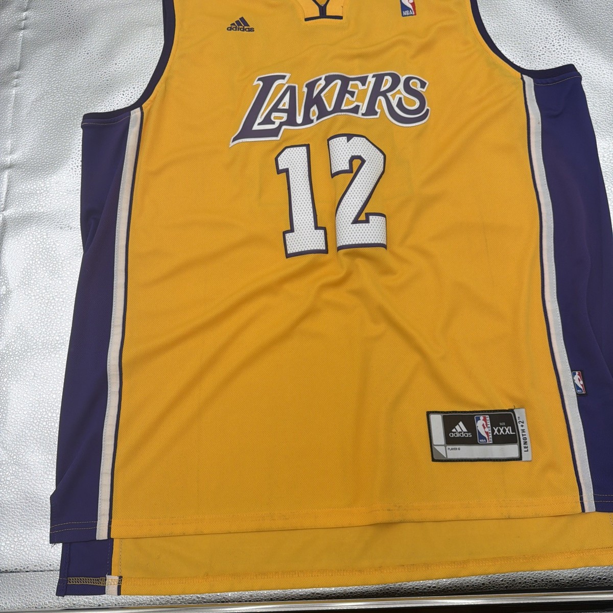 NBA Los Angeles Lakers Dwight Howard #12 Jersey Size XXXL Adidas