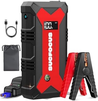 Heavy Duty Truck Battery Booster Pack Jump Starter Box Portable 4000 Amps Power