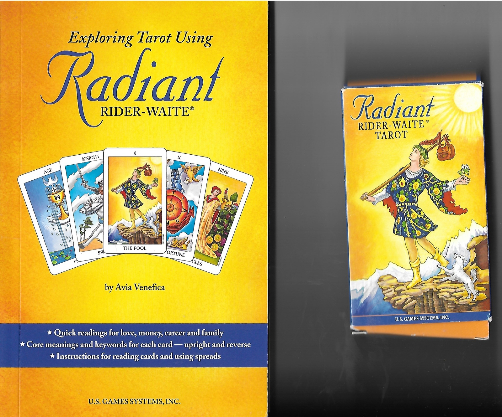 Master Tarot with Radiant Rider-Waite Deck & 78 Cards