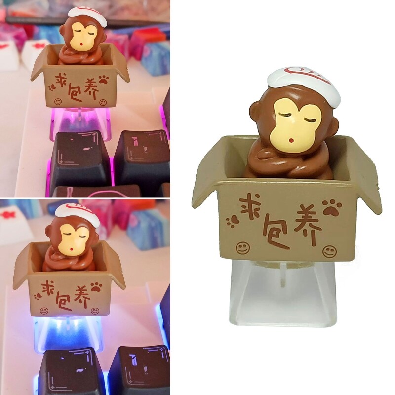 Build Your Own DIY Mechanical Keyboard with ABS OEM Anime Monkey Keycap