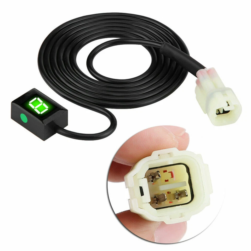 LED Motorcyc Gear Indicator for Kawasaki Ninja ZX6R ZX6RR ZX10R Z750 Z1000 ER-6N - Image 2 of 4