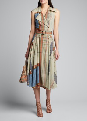 Akris Scarf-Print Trench Dress SZ 36 = US 4 - NWOT