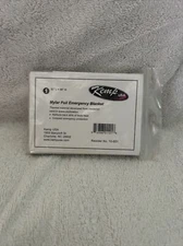 Emergency Mylar Thermal Blanket, Foil Rescue Survival Blanket - SILVER