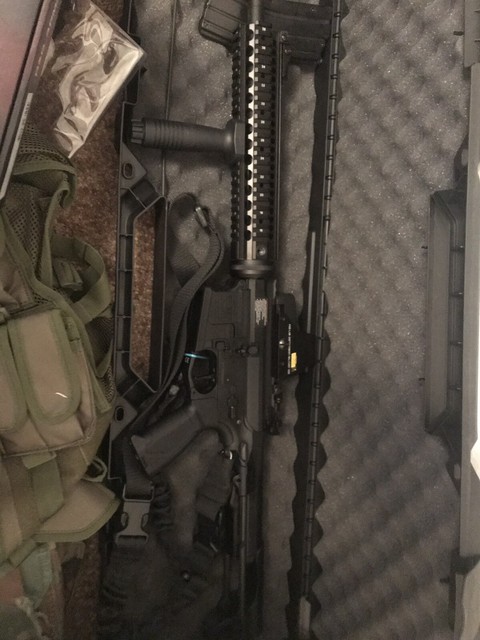 G G Gc16 Predator Full Metal 6mm Electric Airsoft Rifle W Keymod Mosfet Black For Sale Online Ebay