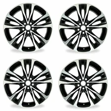 For Toyota Corolla OEM Design Wheel 17" 17-19 Machined Black Set of 4 Rim 75208