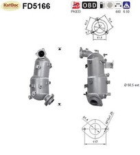 ✅ Ruß-Partikelfilter für Toyota Auris/Avensis/Verso, 2.0 D-4D, Euro 5